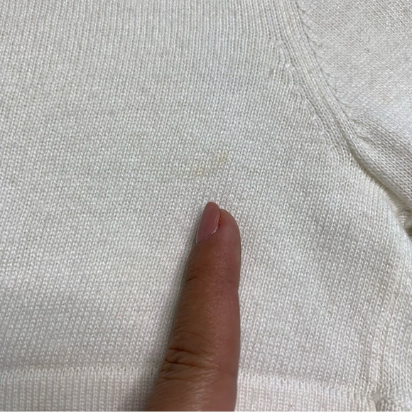 New Janie and Jack Special Occasion Girl's White Cropped Cardigan 18-24 Months - Picture 8 of 10